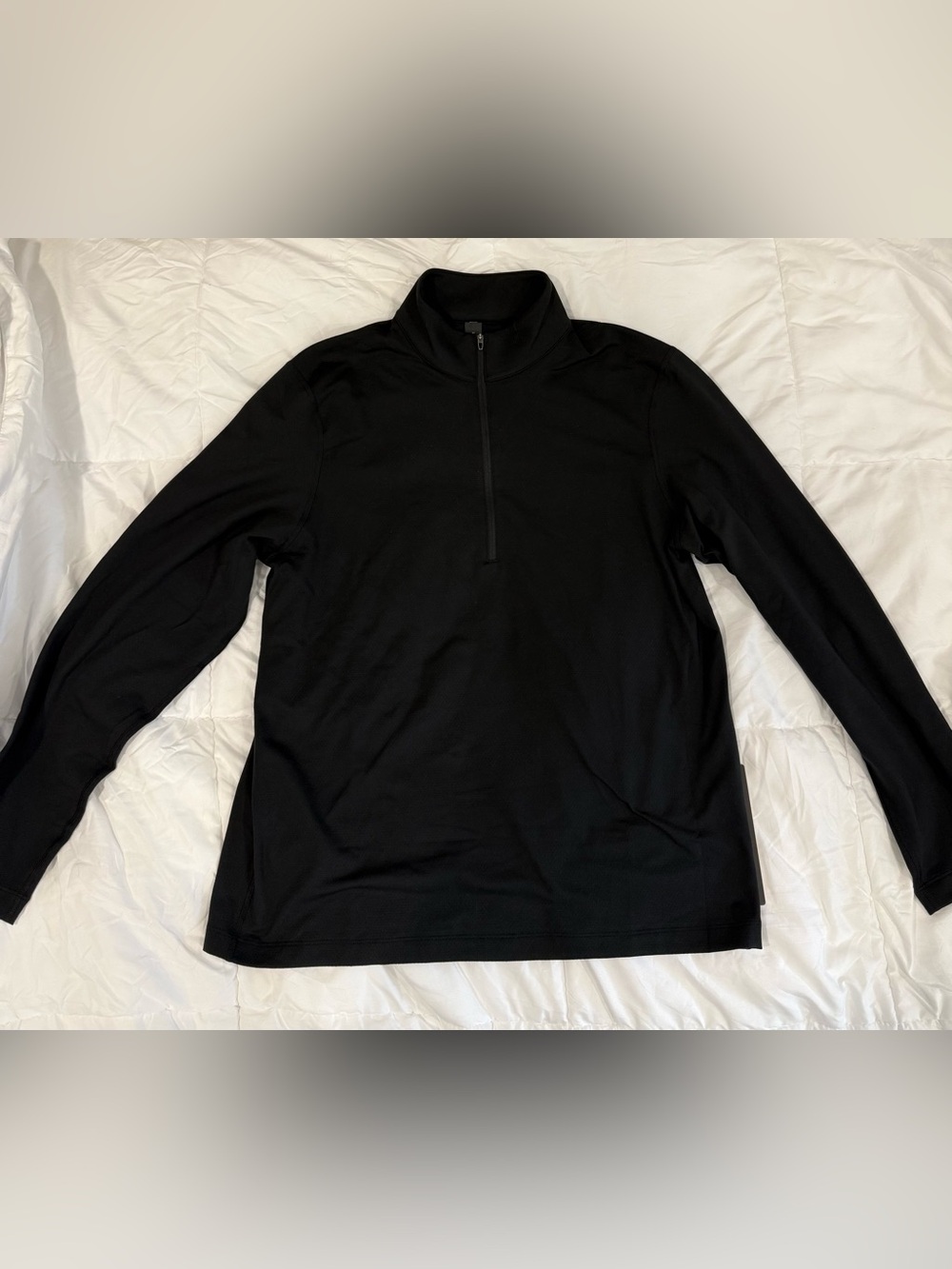 Men's Lululemon soft jersey half zip medium